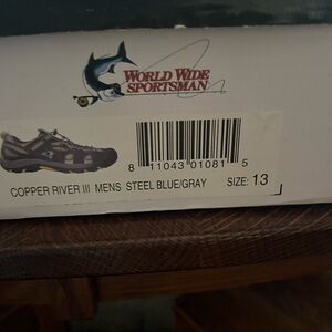 Bass Pro Shops Blue and Gray Athletic Shoes
